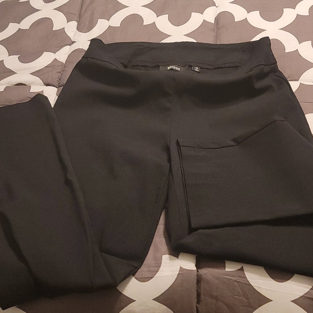 Size 12 Briggs black slacks